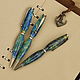 Kanzler Blue Opal Ballpoint Pen, Handle, Moscow,  Фото №1