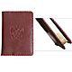Diary A5 genuine leather 'Emblem of Russia', brown braided, Diaries, St. Petersburg,  Фото №1