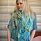 Order Shawl 'Sea wave'. Handmade. Crochet. Olga Lado. Livemaster. . Shawls Фото №3