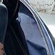 Несессер дорожная косметичка из синей кожи. Несессеры. Remeslo Brand. Ярмарка Мастеров.  Фото №5