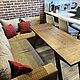 Заказать Стол - трансформер из массива дуба "FLAX OAK" 150х60. DecorinWood. Ярмарка Мастеров. . Столы Фото №3