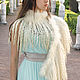 Felted shawl cream Wings, woolen collar, felted cape. Shawls. Felt. Online shopping on My Livemaster.  Фото №2