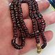 Заказать СССР гранат 48 см бусы ручная обработка винтаж. Vintage Gems Bijoux. Ярмарка Мастеров. . Бусы Фото №3