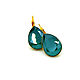Earrings with Swarovski crystals, Royal Green,emerald. Earrings. Beaded jewelry. Online shopping on My Livemaster.  Фото №2