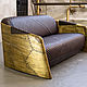 Двухместный диван Take-off Brass Wide 2 Seat, Диваны, Москва,  Фото №1