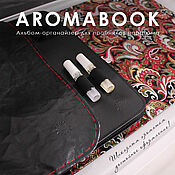 Канцелярские товары handmade. Livemaster - original item AROMABOOK (Paisley) - folder for perfumer, A4.. Handmade.