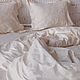 Order Cotton bedding. Satin bedding set. Linen duvet cover set. Daria. Unique linen bedding sets. Livemaster. . Souvenirs by profession Фото №3