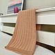 Merino wool plaid minimalism. Baby blankets. Pledy iz naturalnoj pryazhi Cosy Home. My Livemaster. Фото №5