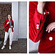 THE LATEST RED VELVET JACKET for women. Jackets. BRAGUTSA. My Livemaster. Фото №6