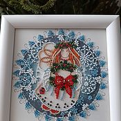 Картины и панно handmade. Livemaster - original item Christmas angel. Handmade.