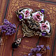 Brooch-pin: ' Baroque Flores '. Brooches. House Of The Moon Dew. My Livemaster. Фото №6