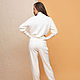 White tracksuit for women. Suits. SHAPAR - knitting clothes. My Livemaster. Фото №5