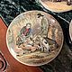 Винтаж: Антикварная крышка 1850-1870 Pratt and Company. Картины винтажные. Виктория. Ярмарка Мастеров.  Фото №4