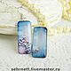 Серьги. Розовые цветы. Серьги классические. Studio Shabby авторские украшения. Ярмарка Мастеров.  Фото №4