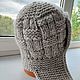  бежевая  из толстой шерсти 56-58. Шапка-ушанка. AccessoriesWool мягко и комфортно. Ярмарка Мастеров.  Фото №6