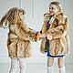 Fox fur kids coat in red, Childrens outerwears, Moscow,  Фото №1