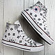Высокие кеды Converse «Узор». Кеды. Алексия Яркая (prospectavenue). Ярмарка Мастеров.  Фото №5