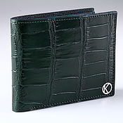 Сумки и аксессуары handmade. Livemaster - original item Genuine crocodile leather Wallet IMA0934G4444. Handmade.