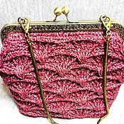 Сумки и аксессуары handmade. Livemaster - original item Burgundy purse with clasp 