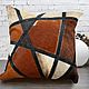  подушка декоративная из шкур коровы. Подушки. Luxury Patchwork. Ярмарка Мастеров.  Фото №4