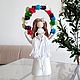 Macrame Spring doll. White Dress, Interior elements, Novosibirsk,  Фото №1
