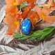 Кольцо с синим лабрадоритом "Русалка". Кольца. Karma-jewelry. Интернет-магазин Ярмарка Мастеров.  Фото №2