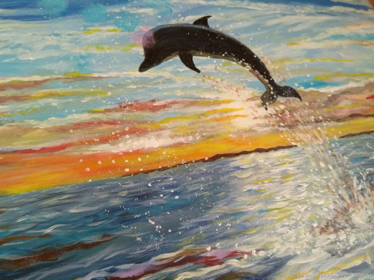 Дельфин рисунок правополушарная живопись
