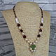 Order Necklace with pearl and carnelian pendant. Magic box. Livemaster. . Necklace Фото №3