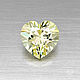 "Сердце" из желтого сапфира, 2,08 ct. Камни. Сергей DivoS (divos-stones). Интернет-магазин Ярмарка Мастеров.  Фото №2