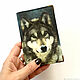 Passport cover. Series 'Wolves'. Passport cover. Ludmila Krishtal. My Livemaster. Фото №4