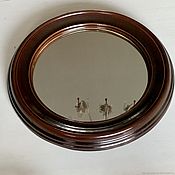 Круглая расписная интерьерная рама для зеркала и других работ