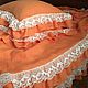 Order Linen bed linen ' Carrot fresh & cream '. Linen fantasy. Livemaster. . Bedding sets Фото №3