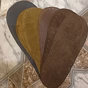 Обувь ручной работы handmade. Livemaster - original item Suede sole for Slippers. Handmade.
