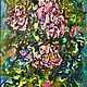 Oil painting 50/40 'Abstraction with peonies', Pictures, Murmansk,  Фото №1