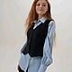 Рубашка из тенсела. Рубашки. Knyazeva_pro_atelier. Ярмарка Мастеров.  Фото №4