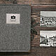 Photo album for a loved one, gray (kraft sheets and parchment), Photo albums, Krasnogorsk,  Фото №1