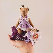 "Ангел хороших вестей" интерьерная текстильная кукла тильда