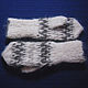 Children's knitted mittens with a high ribbing. Childrens mittens. Warm Yarn. My Livemaster. Фото №4