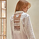 Белая рубашка с открытой спиной. Рубашки. GRIBOVA-emotions - авторская одежда. Интернет-магазин Ярмарка Мастеров.  Фото №2