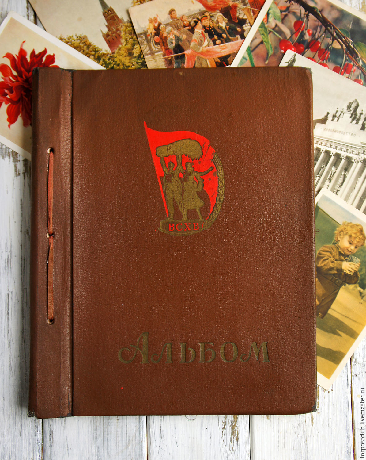 Винтаж: Альбом ВСХВ для открыток, фотографий купить в интернет-магазине ...