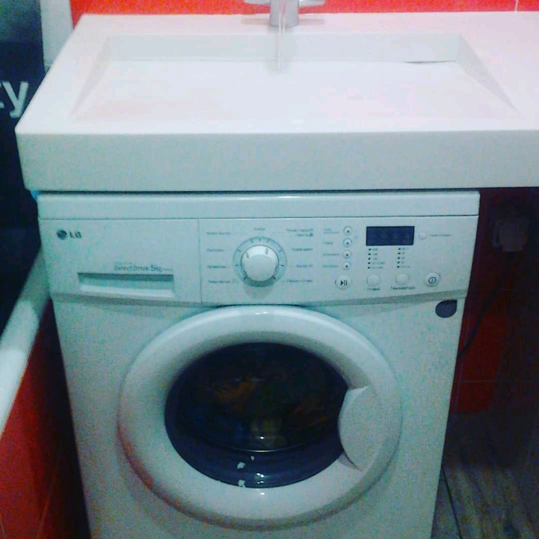Раковина над стиральной машиной 80х50