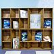 Стеллажи из массива для книг и коллекций. Стеллажи. MagicWood мастерская волшебной древесины. Интернет-магазин Ярмарка Мастеров.  Фото №2