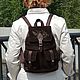Order Backpack female suede brown Chocolate velvet Mod R12p-222. Natalia Kalinovskaya. Livemaster. . Backpacks Фото №3