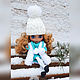 Вязаный комплект одежды для куклы Блайз (Blythe). Одежда для кукол. Игрушки от Танюшки.. Ярмарка Мастеров.  Фото №4
