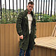 Green cardigan for men. Mens outerwear. SHAPAR - knitting clothes. My Livemaster. Фото №5