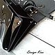 Кожаный портфель "Black..in style". Портфель. Кожаный эксклюзив (designkess). Ярмарка Мастеров.  Фото №5