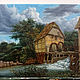 Two Water Mills with an Open Sluice. Pictures. vyboychenko. Online shopping on My Livemaster.  Фото №2