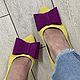 Sandals: work to order. Slingbacks. Anastasia Suvaryan обувь ручной работы. Online shopping on My Livemaster.  Фото №2