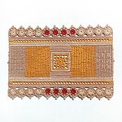 Для дома и интерьера handmade. Livemaster - original item Crocheted napkin 