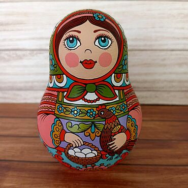 Русский стиль ручной работы. Ярмарка Мастеров - ручная работа Музыкальная неваляшка с ручной росписью.. Handmade.